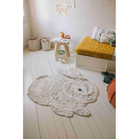 Washable Rug Bunny, 130 x 135 cm