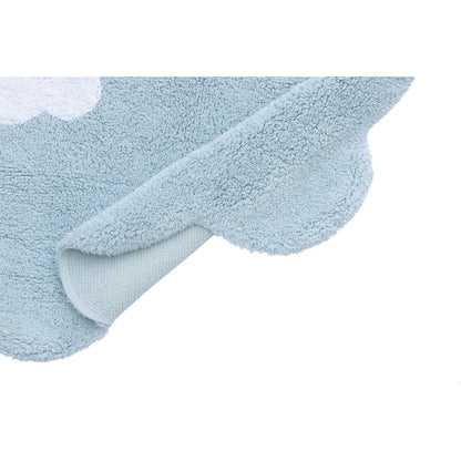 Washable Rug Puffy Dream Blue Cloud, 110 x 170 cm