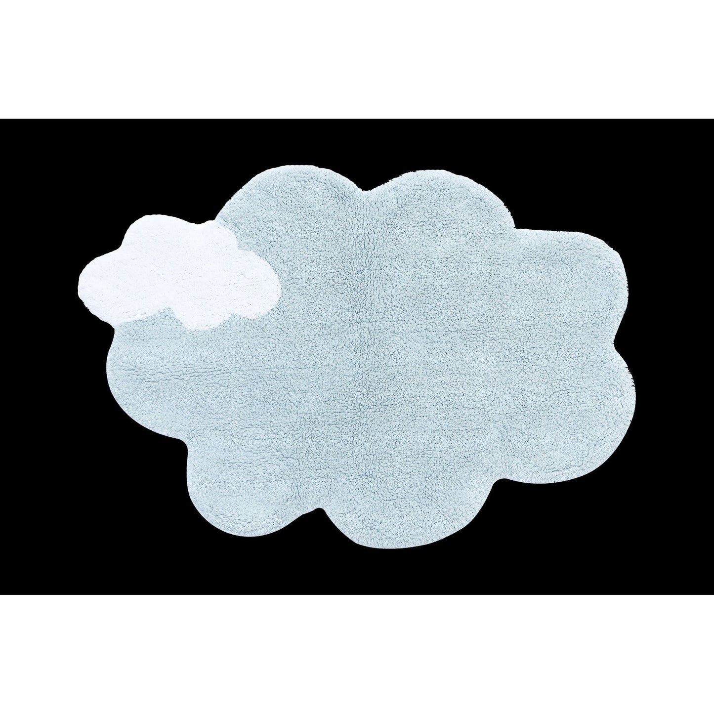 Washable Rug Puffy Dream Blue Cloud, 110 x 170 cm