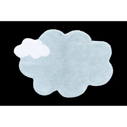 Washable Rug Puffy Dream Blue Cloud, 110 x 170 cm