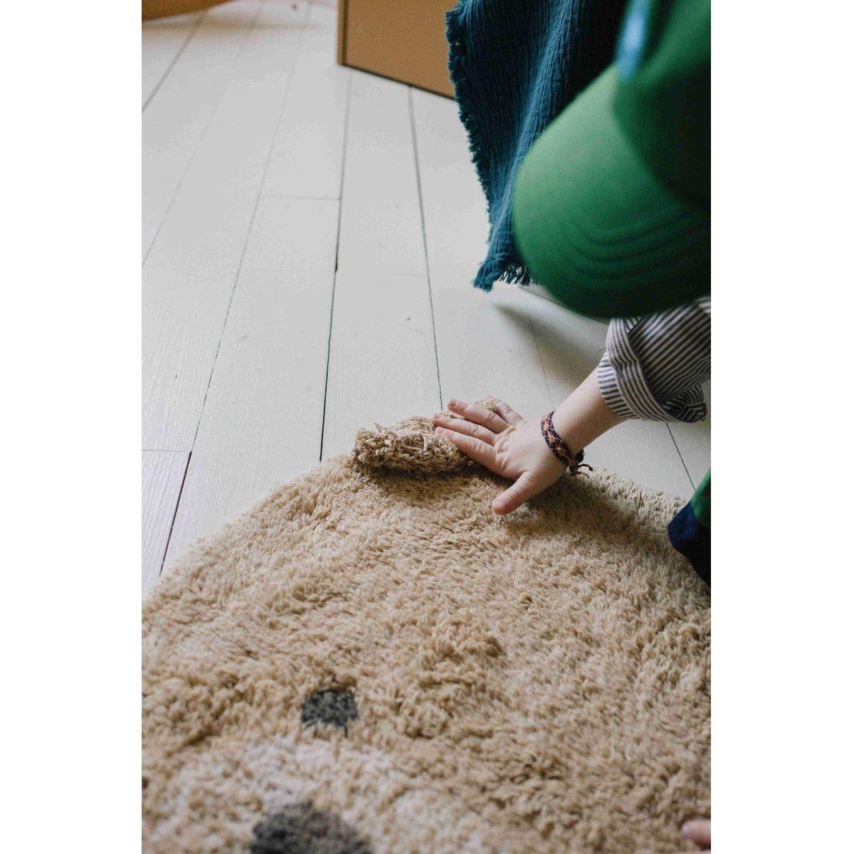 Washable Rug Teddy, 120 x 122 cm