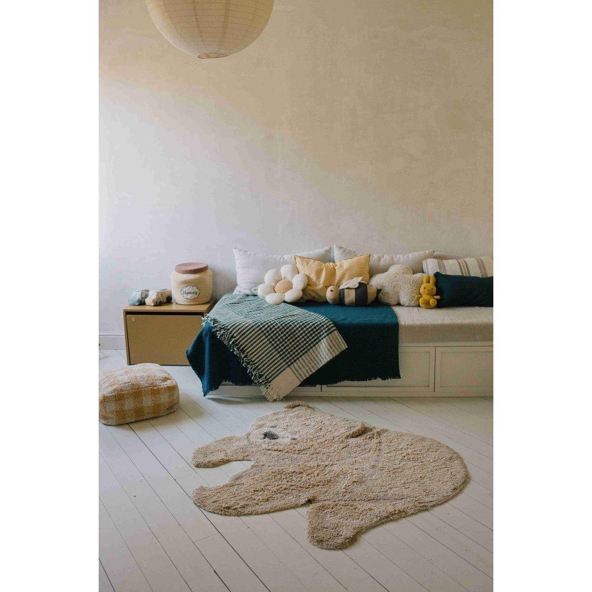 Washable Rug Teddy, 120 x 122 cm