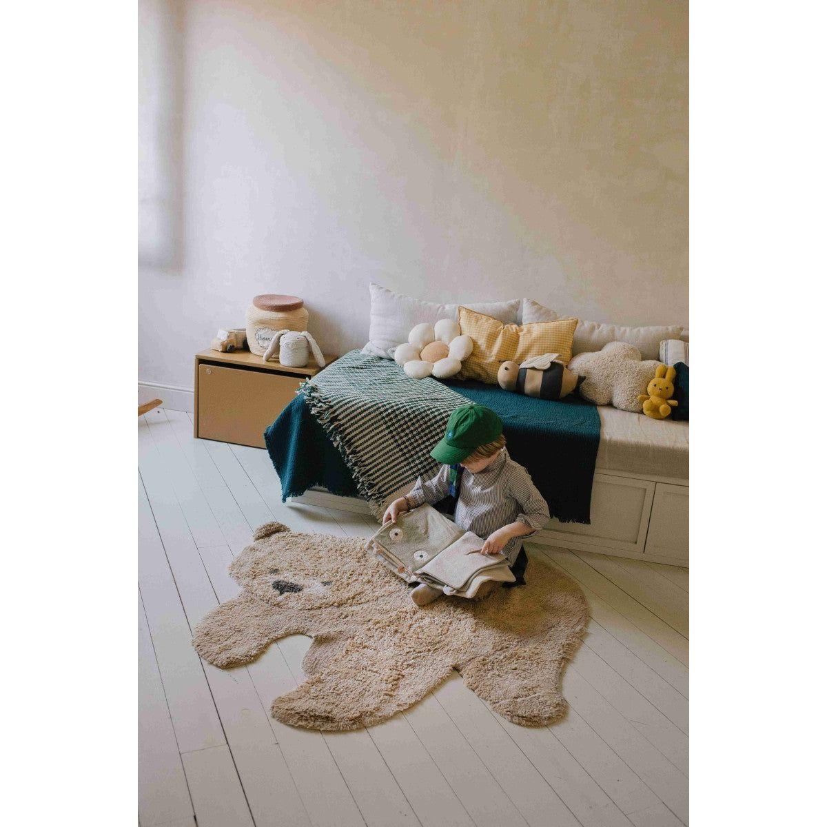 Washable Rug Teddy, 120 x 122 cm