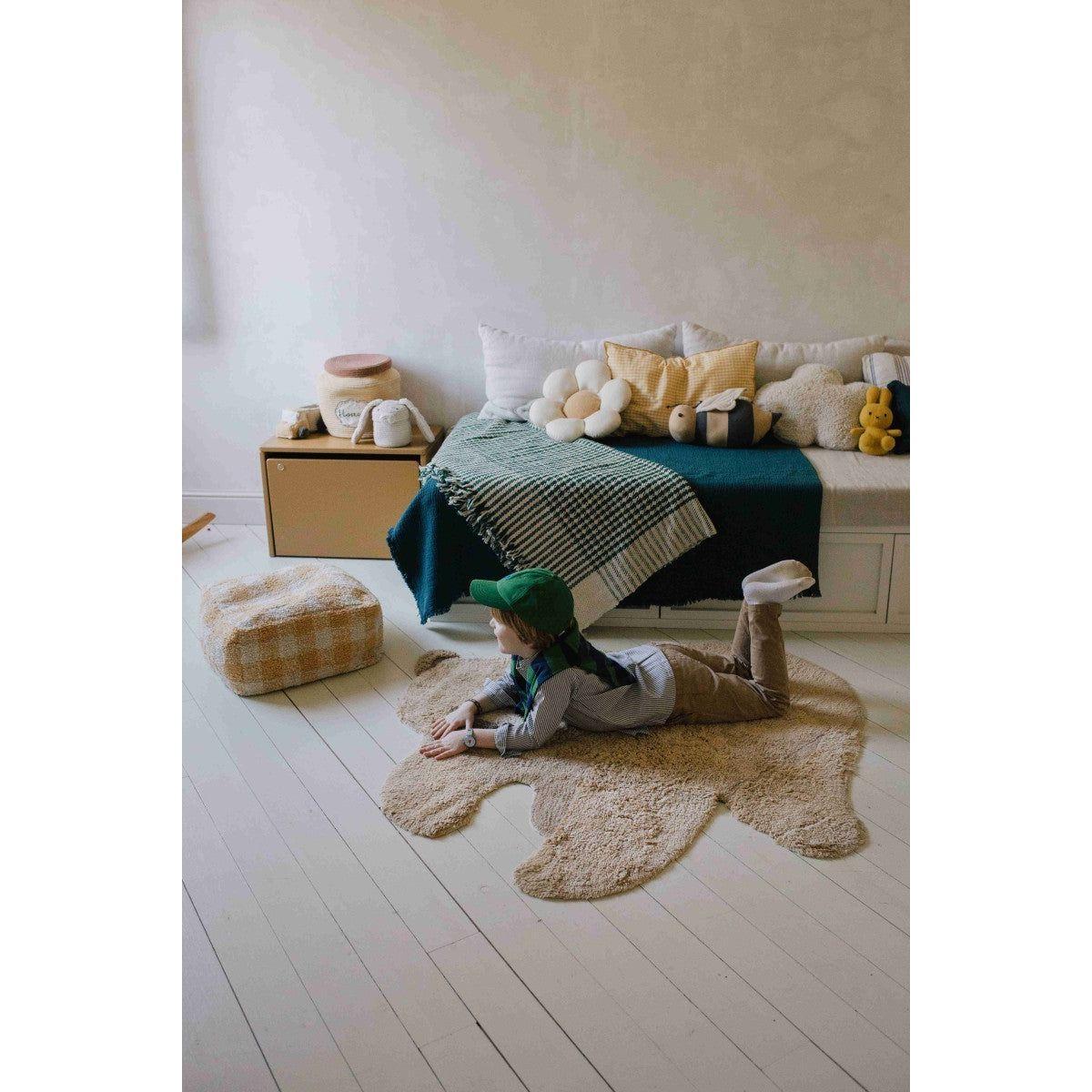 Washable Rug Teddy, 120 x 122 cm