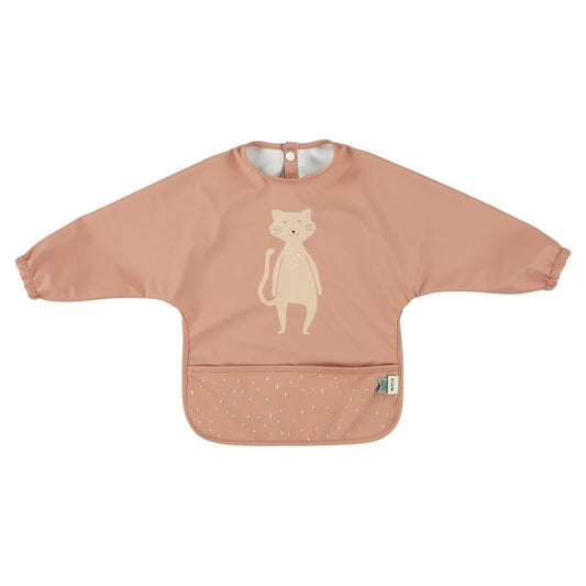 Waterproof Long Sleeve Bib - Mrs. Cat