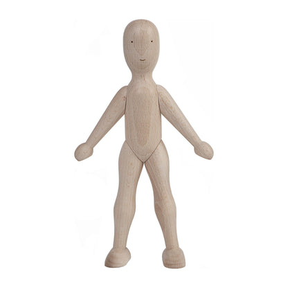Wooden Beech Doll with Pants