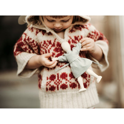 Wooden Beech Doll with Pants