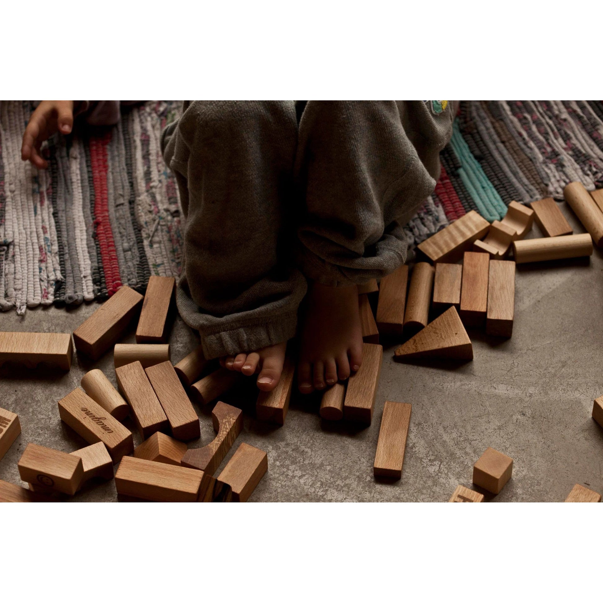 Wooden Blocks in a Box – Natural, 30 Pieces