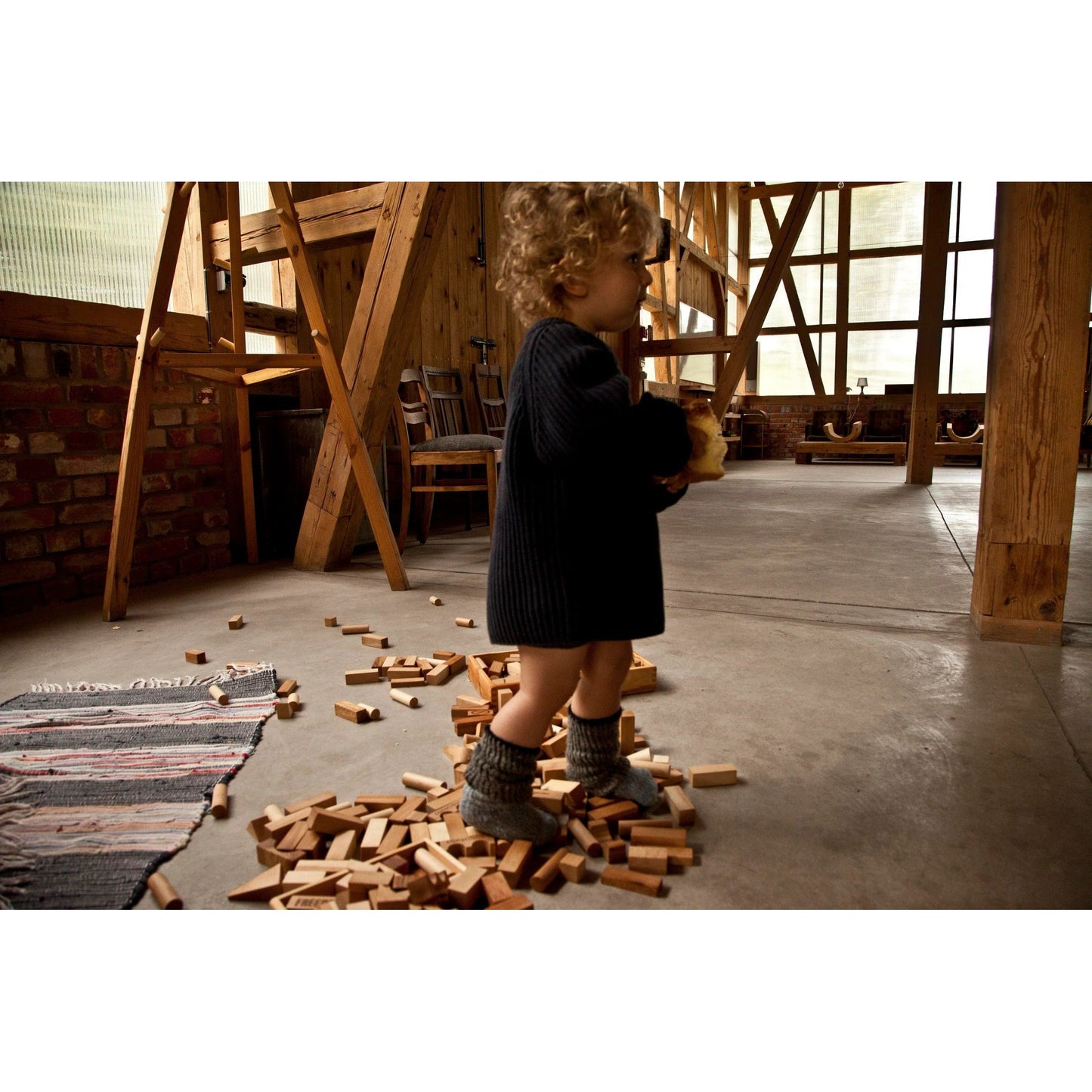 Wooden Blocks in a Box – Natural, 30 Pieces