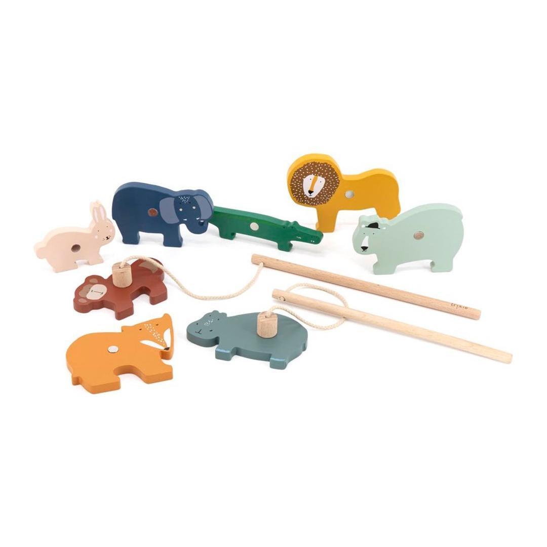 Wooden Fishing Game - Trixie Baby Animals