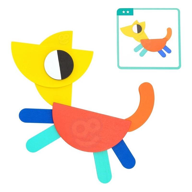 Wooden Montessori shape Puzzle