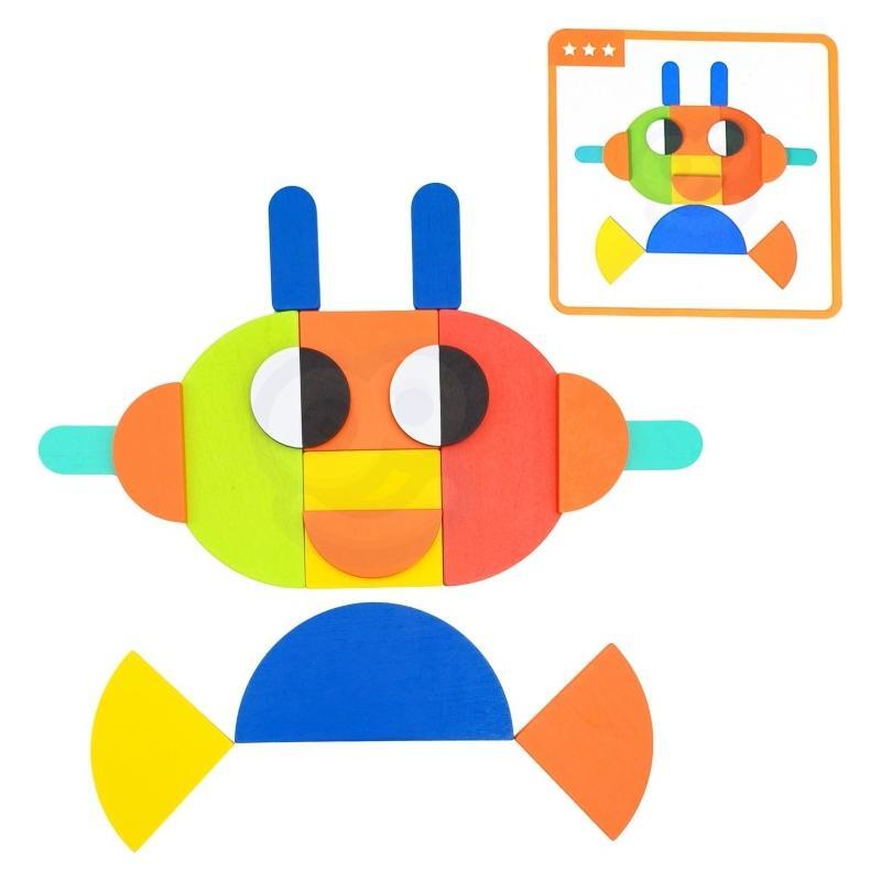 Wooden Montessori shape Puzzle