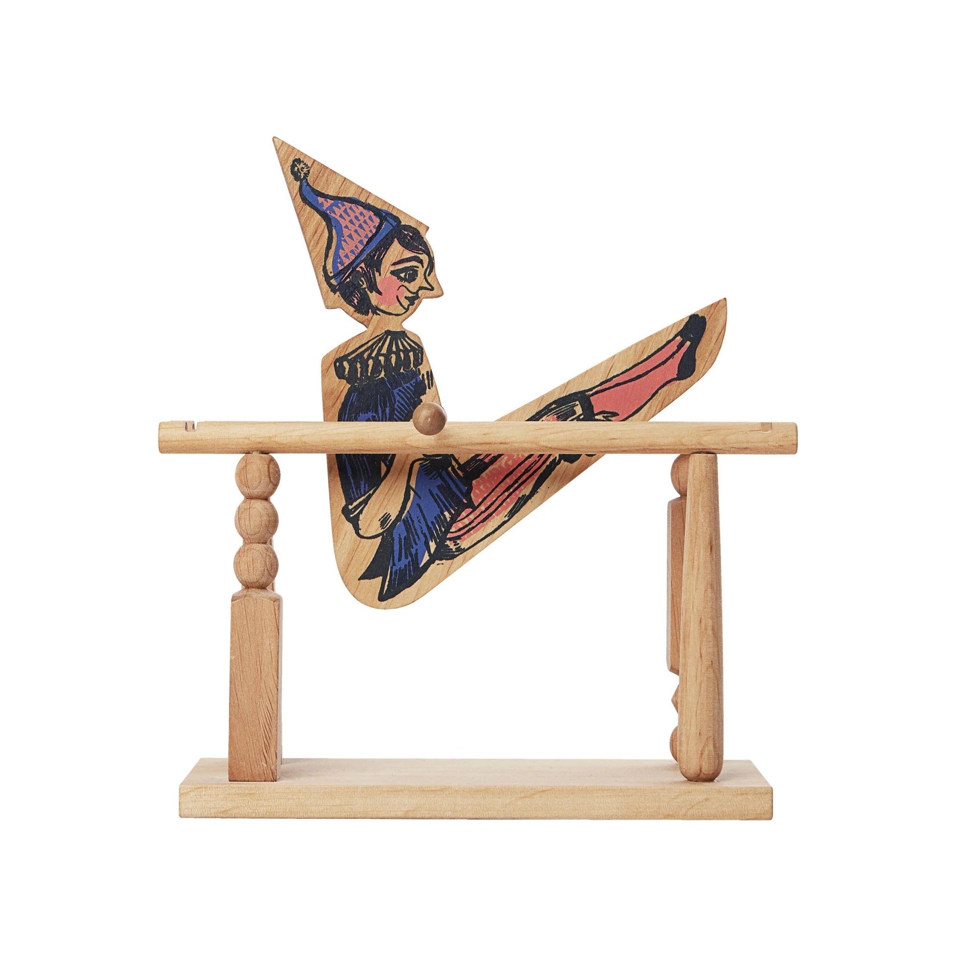 Wooden Toy Acrobat Boy