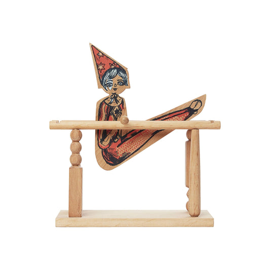 Wooden Toy Acrobat Girl
