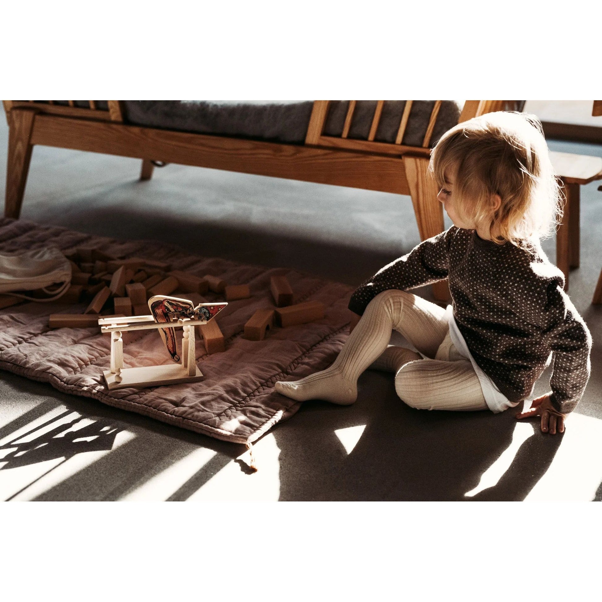 Wooden Toy Acrobat Girl