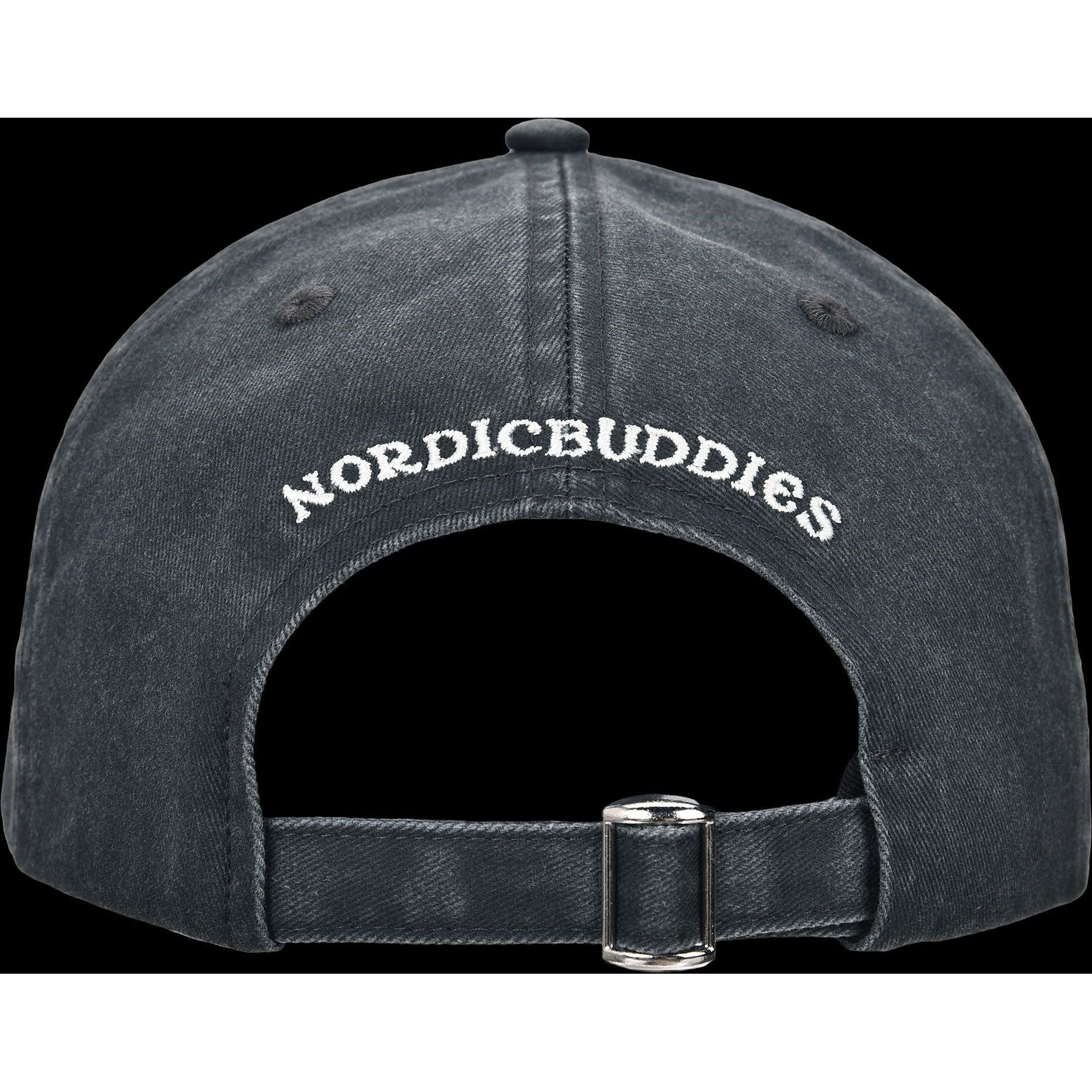 Novels Washed Denim Adult Cap - Grey
