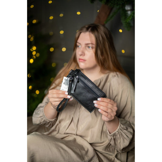 Black Wristlet Wallet