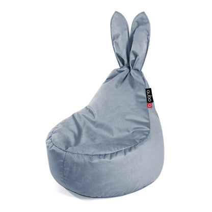 Säkkituoli Qubo™ Baby Rabbit Slate VELVET FIT - Kotikauppa